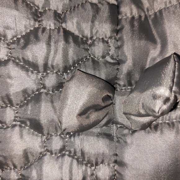 Quilted Vest with Faux Fur Lined Hood, EUC, by Little Lass - Picture 3 of 12